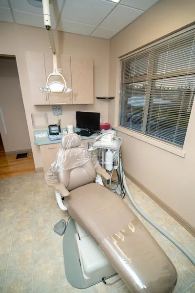 dental chair in the operatory at 19th Avenue Dental