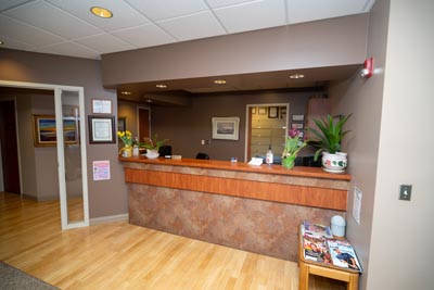 front desk at 19th Avenue Dental