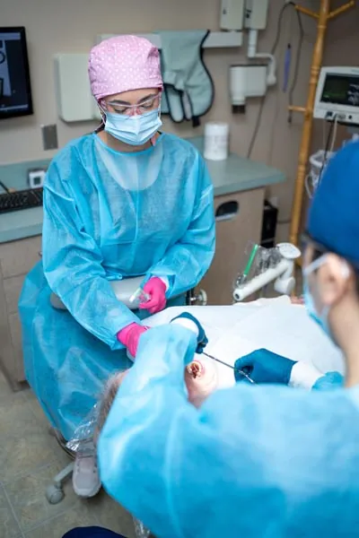 patient receiving dental care at 19th Avenue Dental in Everett, WA